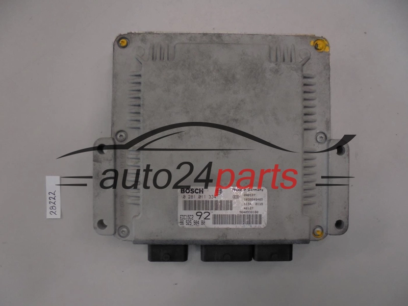 KOMPUTER STEROWNIK SILNIKA PEUGEOT 807 CITROEN C8 2.0 HDI BOSCH 0281011334, 0 281 011 334, 9652590480, 96 525 904 80, 9640938180, EDC15C2 92 1039S03465