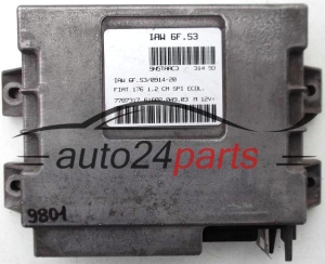 KOMPUTER STEROWNIK SILNIKA FIAT 176 PUNTO 1.2 12V, IAW 6F.S3, IAW6FS3, IAW6FS3/0914-20, 61602.049.03 -  