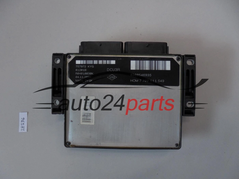 KOMPUTER STEROWNIK SILNIKA RENAULT R04010030K, 8200546935