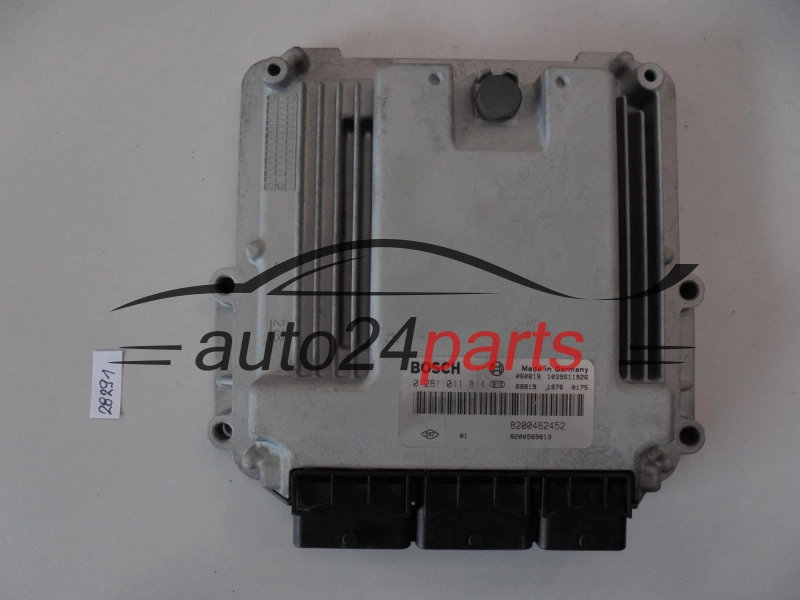 KOMPUTER STEROWNIK SILNIKA RENAULT MEGANE SCENIC 2.0 DCI BOSCH 0 281 011 814, 0281011814, 8200462452