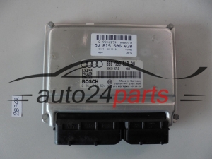 KOMPUTER STEROWNIK SILNIKA AUDI A4 1.8T 8E0909518AQ, 8E0 909 518 AQ BOSCH 0261208524, 0 261 208 524 - 28302