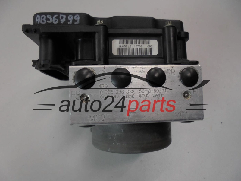 POMPA ABS I STEROWNIK SUZUKI 0265232089 56110-80121 5611080121 0265800708