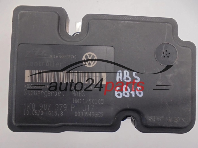 ABS POMPA I STEROWNIK VOLKSWAGEN AUDI SEAT SKODA 1K0614117Q 1K0907379P 10.0970-0315.3 10097003153