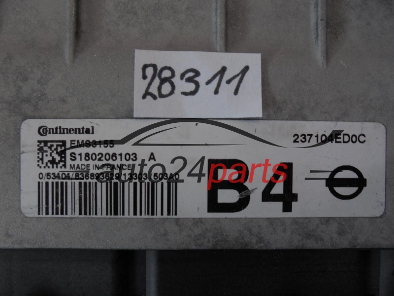 KOMPUTER STEROWNIK SILNIKA NISSAN 237104ED0C S180206103A EMS3155