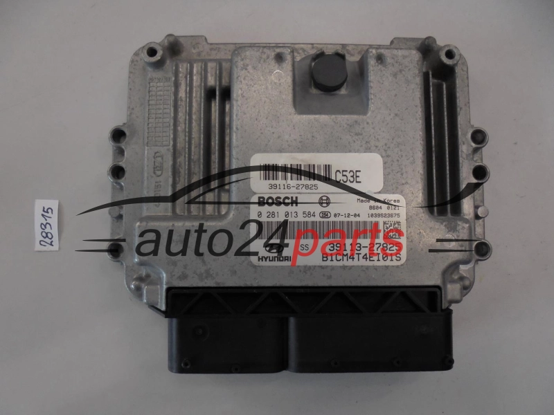 KOMPUTER STEROWNIK SILNIKA HYUNDAI SANTA FE 2.2 CRDI, BOSCH 0 281 013 584, BOSCH 0281013584, 39113-27825, 3911327825, A0CM4T4EI01S