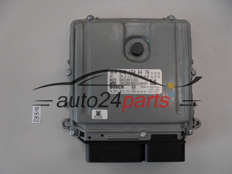 KOMPUTER STEROWNIK SILNIKA MERCEDES BENZ 0281013721 A6421508478 CR4.12