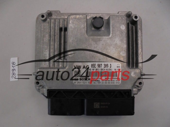 KOMPUTER STEROWNIK SILNIKA VOLKSWAGEN 0261S21825 05E907309D