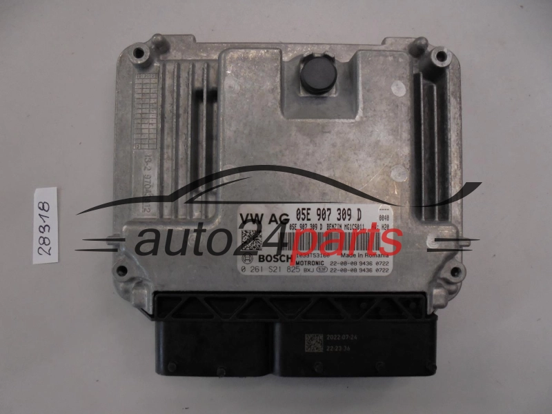 Sterownik silnika VOLKSWAGEN 0261S21825 05E907309D - 28318