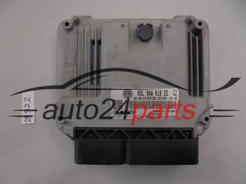 KOMPUTER STEROWNIK SILNIKA SKODA 03L906018EE 0281017161 EDC17C46