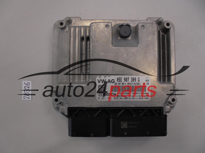 KOMPUTER STEROWNIK SILNIKA VOLKSWAGEN SEAT SKODA 0261S21826 05E907309G