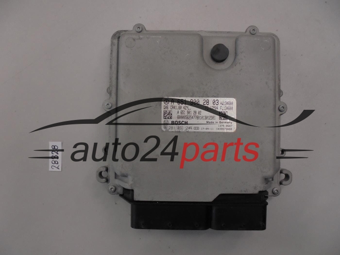 KOMPUTER STEROWNIK SILNIKA MERCEDES BENZ 0281031244 A6519002803