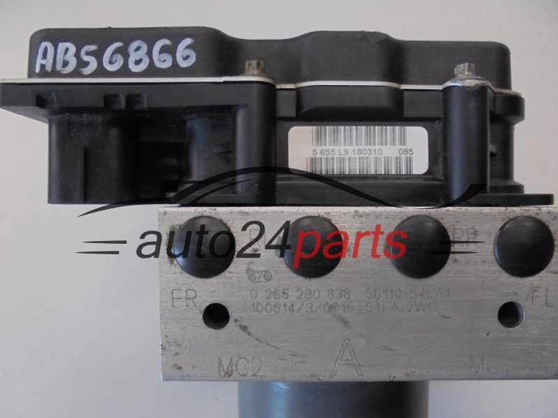 POMPA ABS I STEROWNIK SUZUKI SX4 0265230838 56110-54LA1 5611054LA1 0265951297