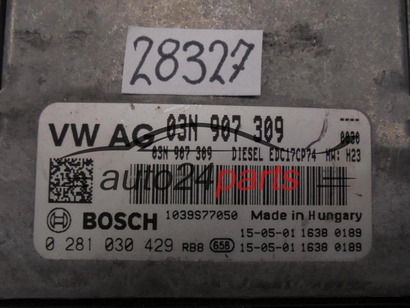 VOLKSWAGEN 0281030429 03N907309 EDC17CP74