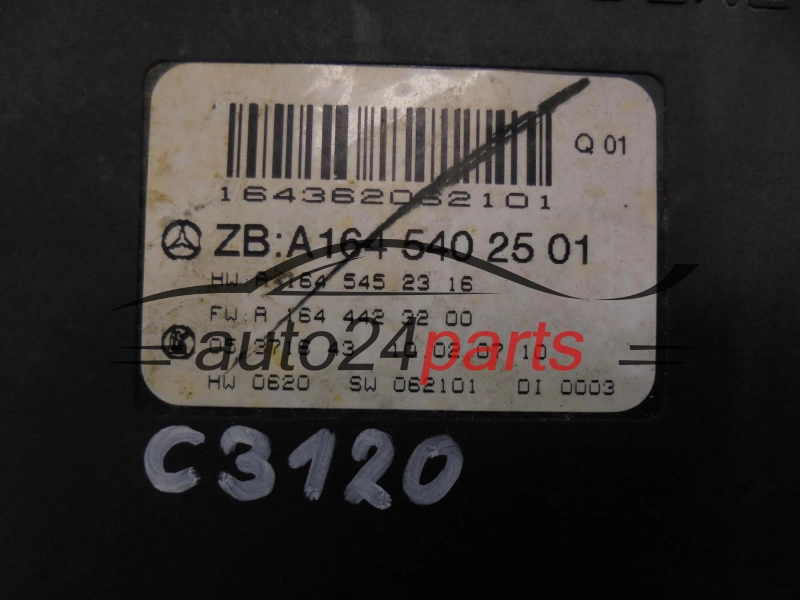 CENTRALKA MODUL SAM MERCEDES BENZ A1645402501