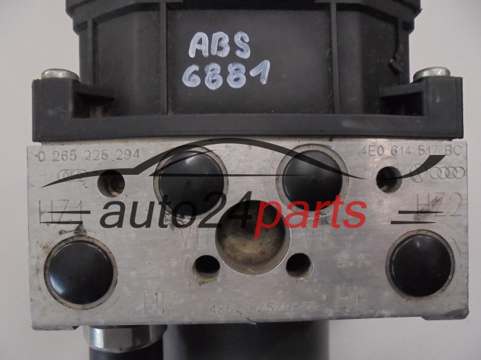 Pompe ABS et calculateur AUDI 0265225294 4E0614517BC 0265950135