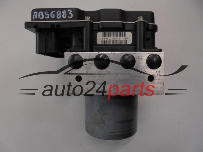 Bomba ABS y centralita AUDI 0265239360 8K9614517AD 8K9907379L 0265952066