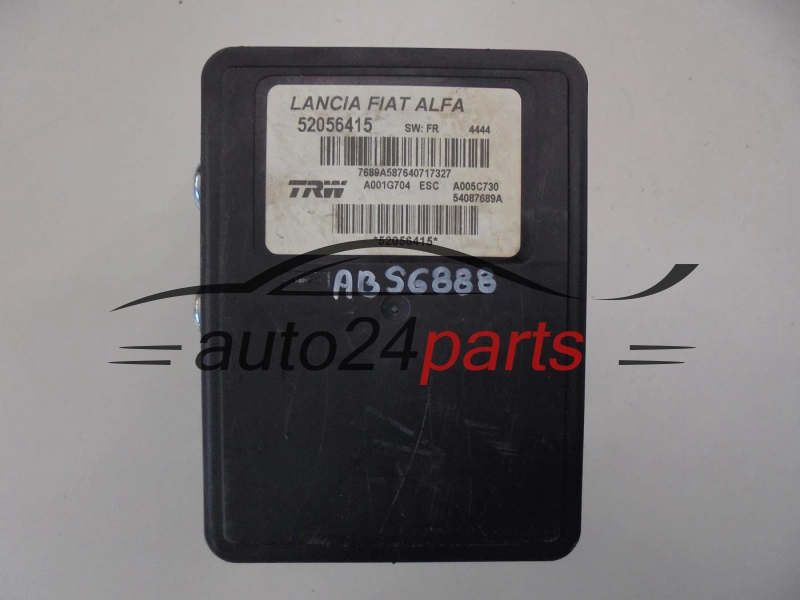 POMPA ABS I STEROWNIK FIAT LANCIA ALFA 52056415