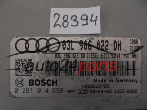 KOMPUTER STEROWNIK SILNIKA AUDI 0281014698 03L906022DH EDC17CP14