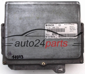 CENTRALITA DE MOTOR CITROEN PEUGEOT 106 1.4 BOSCH 0 261 200 772, 0261200772, 96 171 496 80, 9617149680