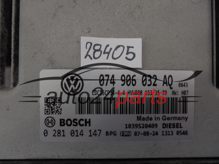 KOMPUTER STEROWNIK SILNIKA VOLKSWAGEN CRAFTER 0281014147 074906032AQ