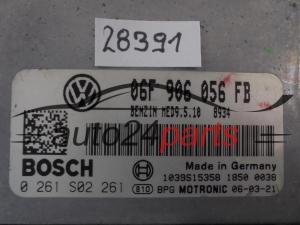 VOLKSWAGEN 0261S02261 06F906056FB MED9.5.10