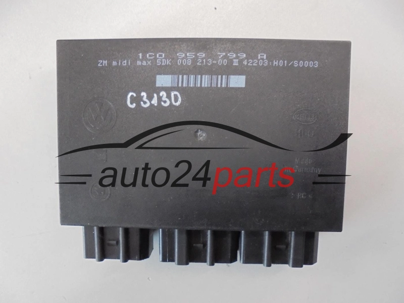 CENTRALKA MODUL STEROWNIK KOMFORTU VW VOLKSWAGEN PASSAT, AUDI, SKODA OCTAVIA 1.6, 1C0 959 799 A, 1C0959799A, 5DK 008 213-00, 5DK00821300