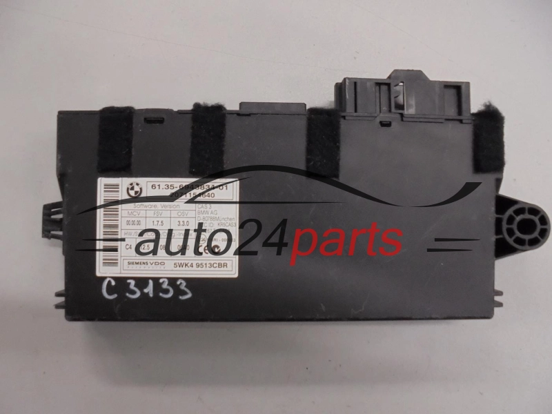 STEROWNIK CENTRALKA CAS 3 BMW 6135694383401, 61.35-6943834-01, 61.35 - 6943834 - 01 5WK49513CBR 5WK49513 CBR