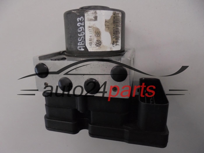 Bomba ABS y centralita VOLKSWAGEN AUDI SEAT SKODA 1K0 614 117 F, 1K0614117F, ATE 10.0207-0034.4, 10020700344, 1K0 907 379 N, 1K0907379N, 10.0970-0313.3, 10097003133