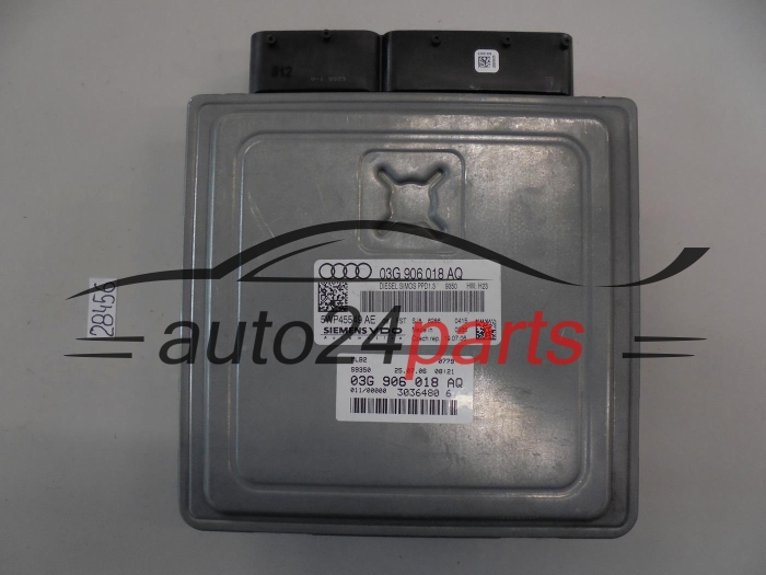 KOMPUTER STEROWNIK SILNIKA AUDI A4 2.0 TDI SIEMENS VDO 5WP45549 AE, 5WP45549AE, 03G 906 018 AQ, 03G906018AQ, SIMOS PPD1.3