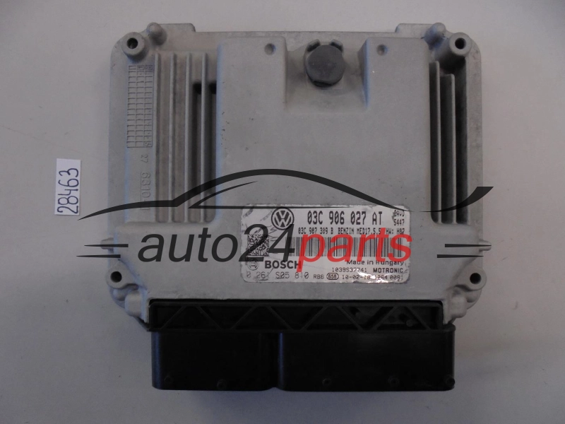 Sterownik silnika VOLKSWAGEN 03C906027AT 03C907309B MED17.5.5 0261S05810 - 28463