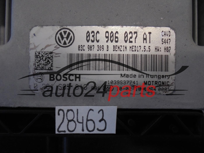 VOLKSWAGEN 03C906027AT 03C907309B  MED17.5.5  0261S05810