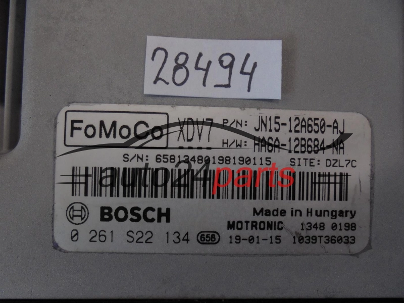 KOMPUTER STEROWNIK SILNIKA FORD 0261S22134 JN15-12A650-AJ JN1512A650AJ