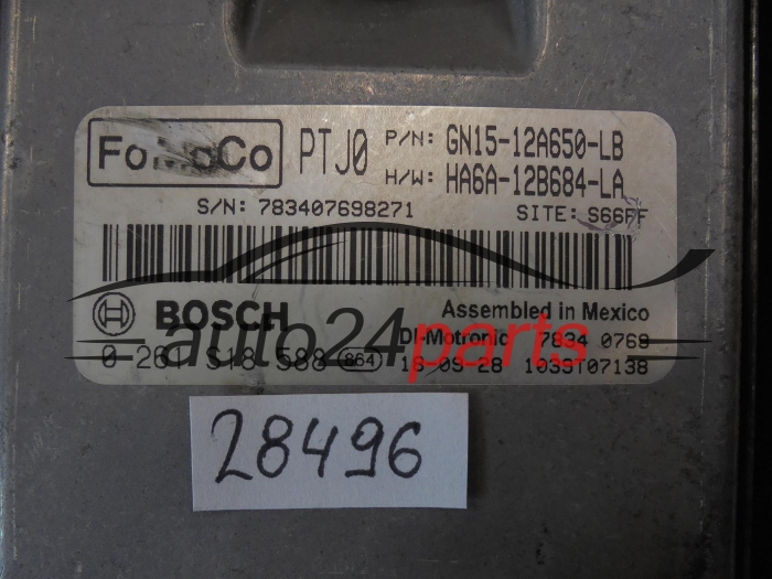 KOMPUTER STEROWNIK SILNIKA FORD 0261S18588 GN15-12A650-LB GN1512A650LB