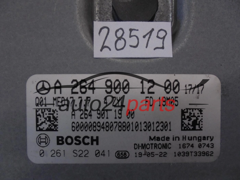 KOMPUTER STEROWNIK SILNIKA MERCEDES BENZ 0261S22041 A2649001200 MED17.7.7