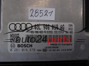 Komputer sterownik silnika Audi 0281016678 03L906019AG EDC17CP14