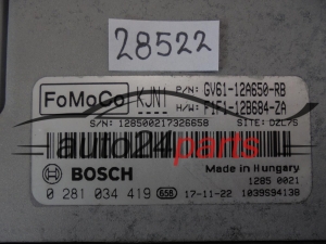 KOMPUTER STEROWNIK SILNIKA FORD GV61-12A650-RB GV6112A650RB 0281034419