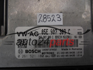 Sterownik silnika VOLKSWAGEN AUDI 0261S21180 05E907309C - 28523