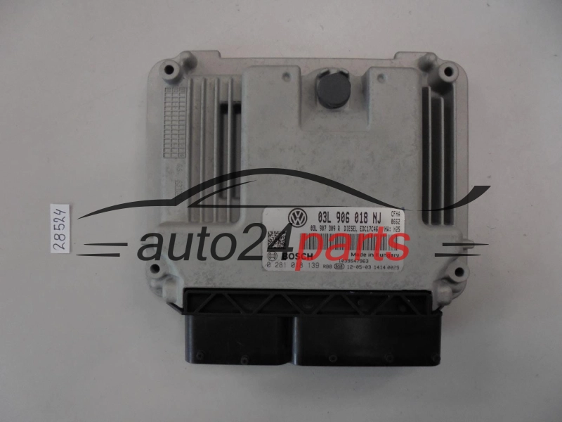 KOMPUTER STEROWNIK SILNIKA VW VOLKSWAGEN BOSCH 0 281 018 139, 0281018139, 03L 906 018 NJ, 03L906018NJ, EDC17C46
