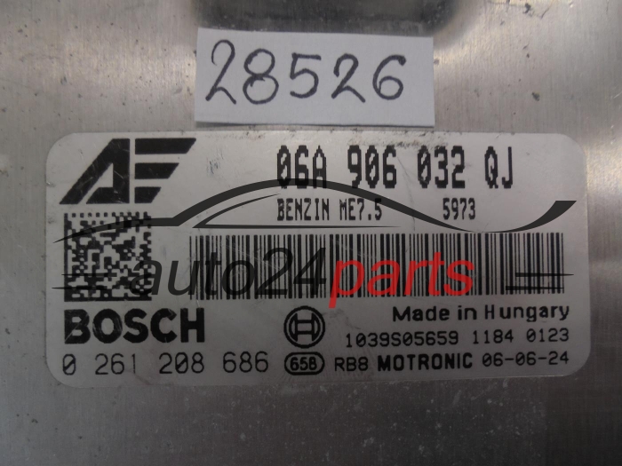 KOMPUTER STEROWNIK SILNIKA VOLKSWAGEN SEAT 0261208686 06A906032QJ