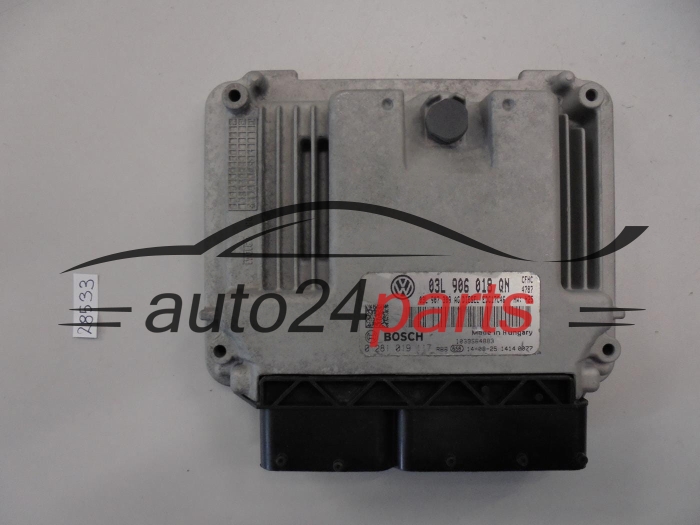 Sterownik silnika SKODA 0281019117 03L906018QN EDC17C46 - 28533 31785