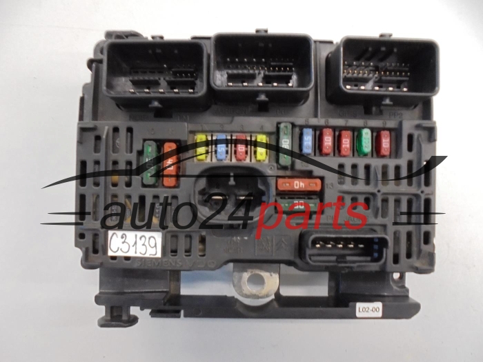 CENTRALKA MODUL STEROWNIK KOMFORTU BSI CITROEN PEUGEOT SIEMENS VDO S118983002 K, S118983002K, 9656086180, BSM-L02-00