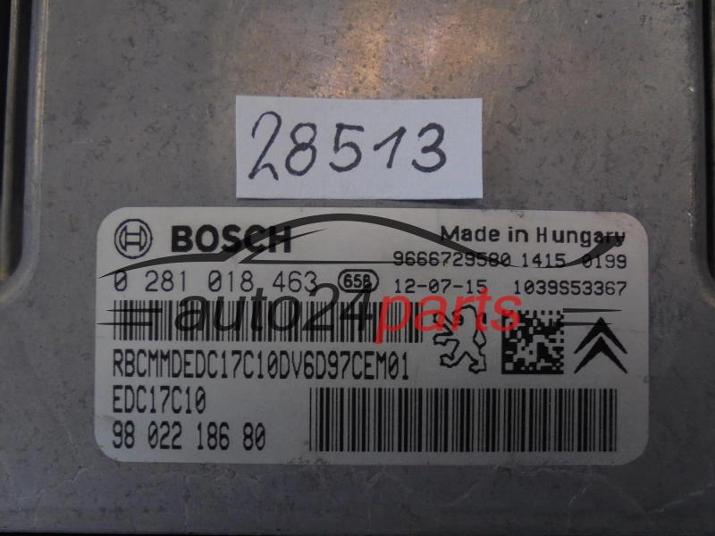 CITROEN PEUGEOT 0281018463 9802218680