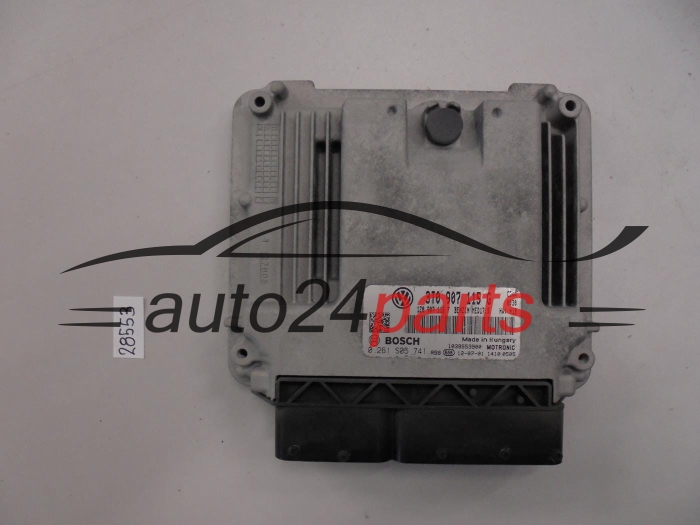 KOMPUTER STEROWNIK SILNIKA SKODA SUPERB 1.8 T BOSCH 0 261 S05 741, 0261S05741, 3T0 907 115 G, 3T0907115G