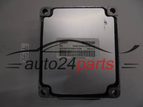 KOMPUTER STEROWNIK SILNIKA OPEL ASTRA ZAFIRA DELPHI DELCO 09353489 DMKP, 09353489DMKP, HSFI-2.1