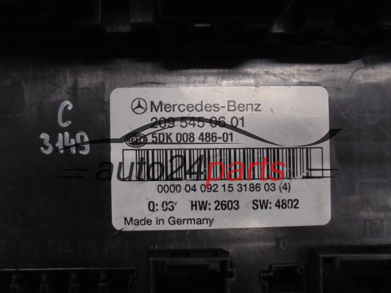 CENTRALKA MODUL SAM MERCEDES BENZ 2095450601 5DK008486-01