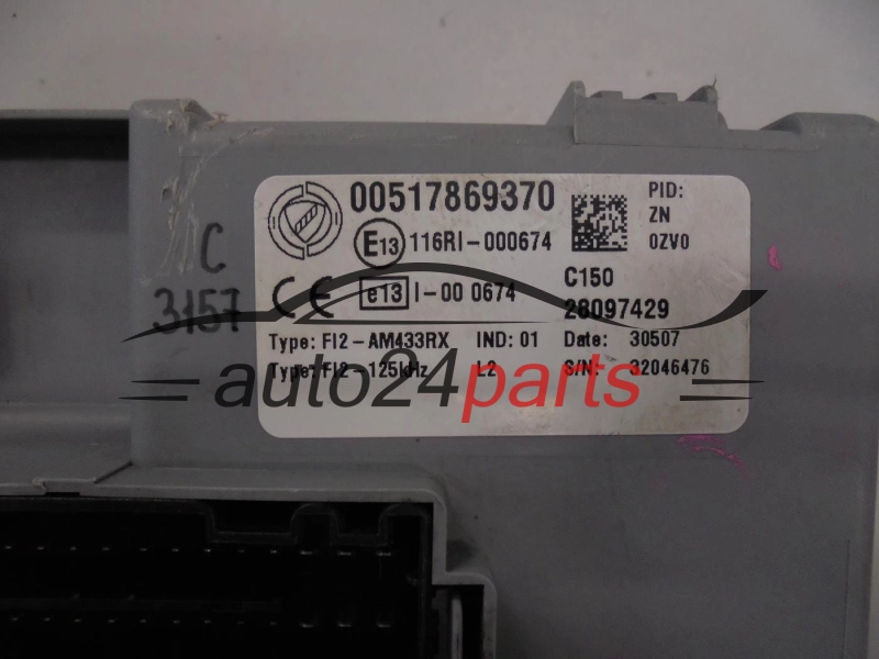 CENTRALKA MODUL FIAT 00517869370