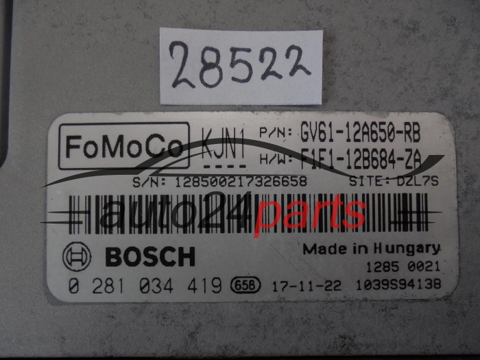 FORD GV61-12A650-RB GV6112A650RB 0281034419