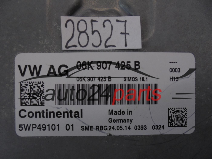 AUDI VW 5WP49101 01 5WP4910101 06K907425B SIMOS 18.1