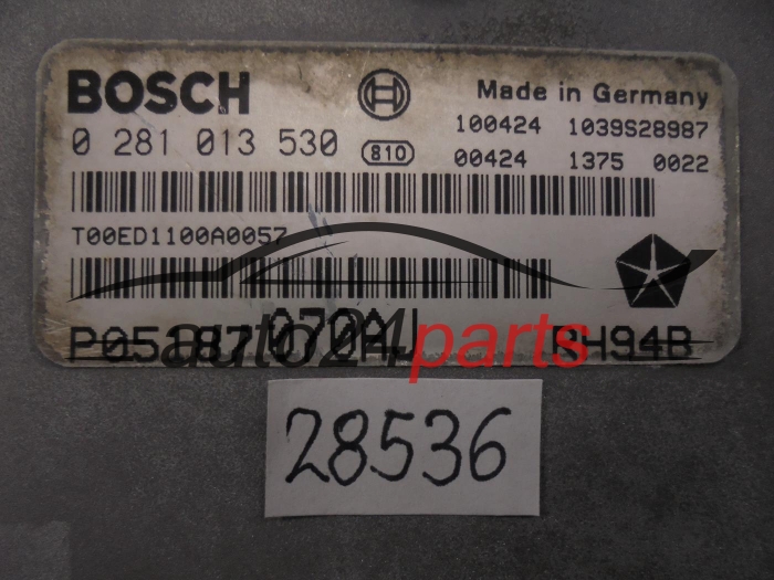 JEEP CHRYSLER 0281013530 P05187070AJ