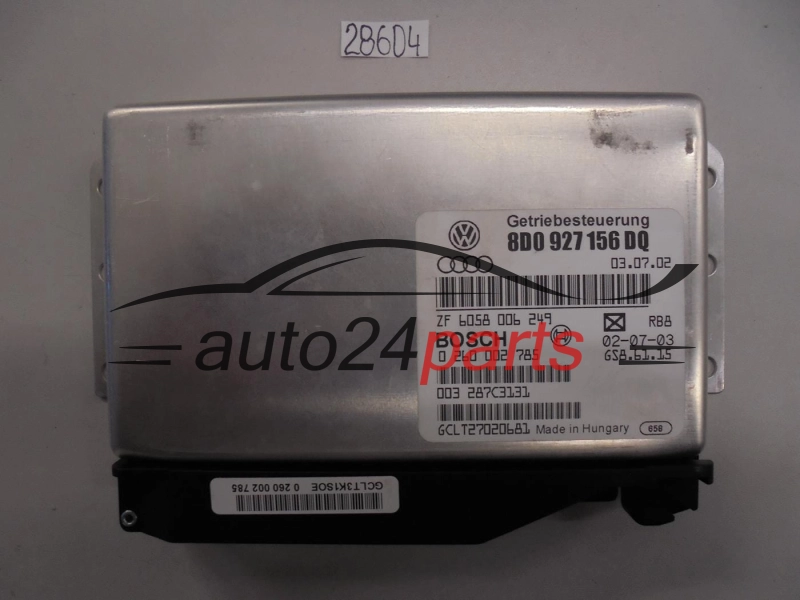 STEROWNIK SKRZYNI AUTOMATYCZNEJ AUDI VOLKSWAGEN 2.5 TDI BOSCH 0 260 002 785, 0260002785, 8D0 927 156 DQ, 8D0927156DQ